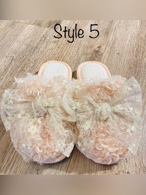 Handmade ultra soft Bridal Slippers